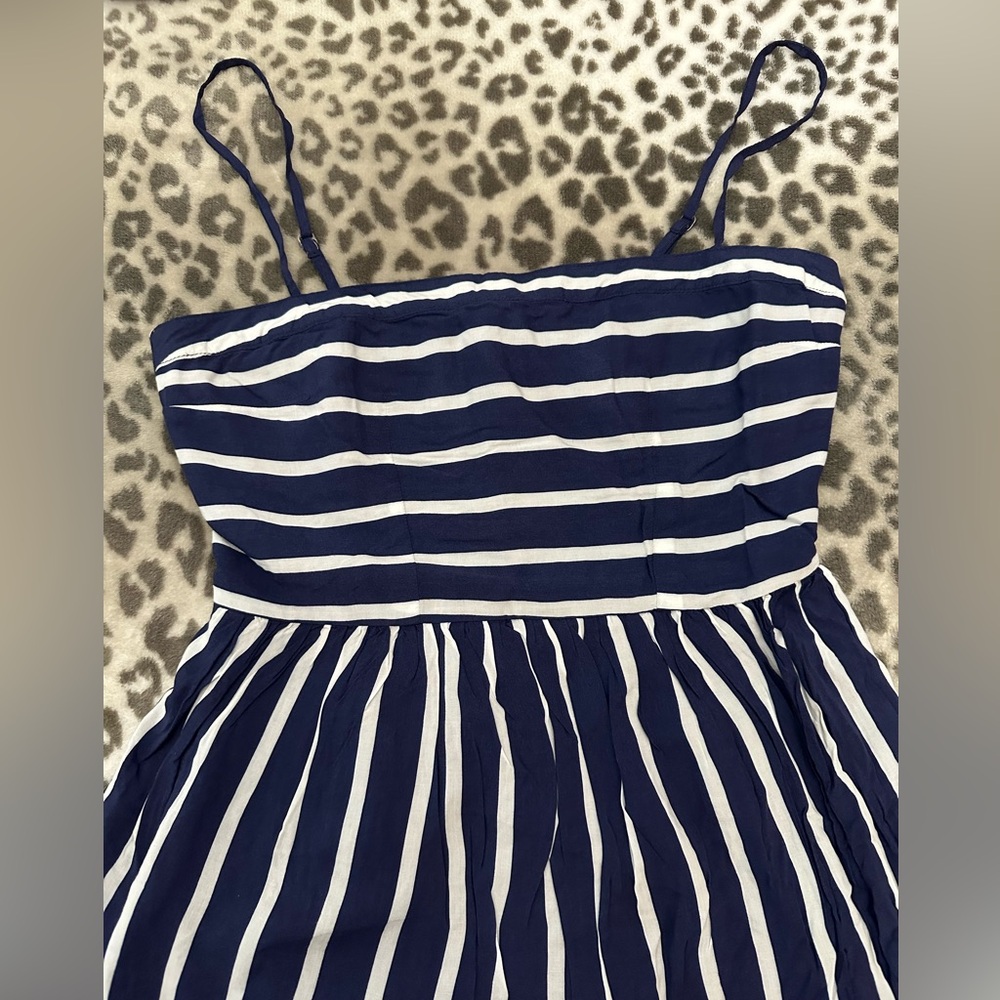 Abercrombie & Fitch Stripe Mini Dress in Blue Size 4 women’s - Picture 8 of 17